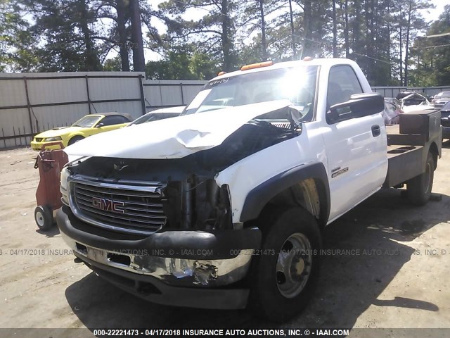 1GDJK34192E182141 - 2002 GMC NEW SIERRA K3500 WHITE photo 2