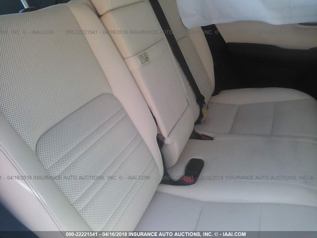 JTJBJRBZ6G2048345 - 2016 LEXUS NX 300H WHITE photo 8