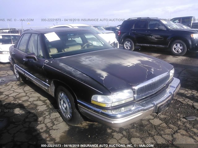 1G4CU5314P1601561 - 1993 BUICK PARK AVENUE ULTRA MAROON photo 1