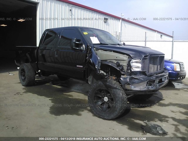 1FTSW21P26EA81688 - 2006 FORD F250 SUPER DUTY BLACK photo 1