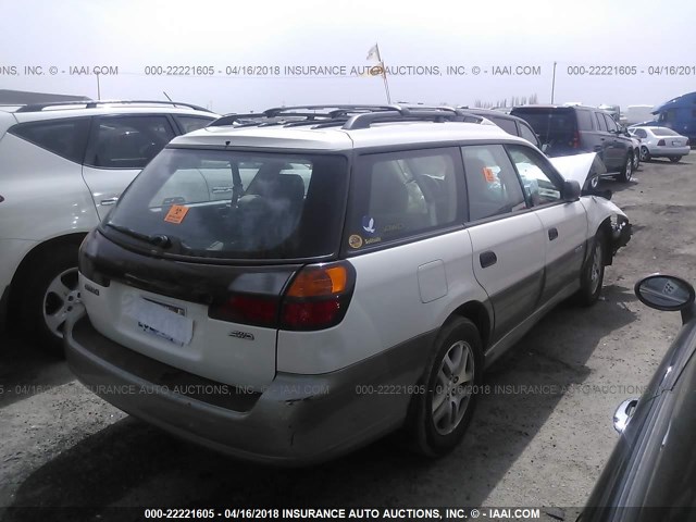 4S3BH675347612616 - 2004 SUBARU LEGACY OUTBACK AWP 白色 照片 4