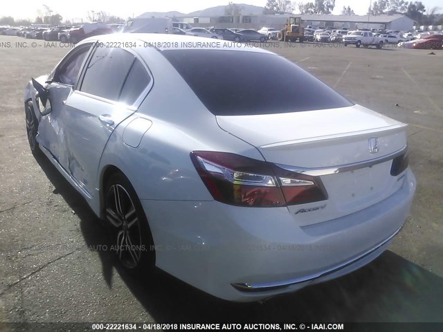 1HGCR2F53GA243017 - 2016 HONDA ACCORD SPORT 白色 照片 3