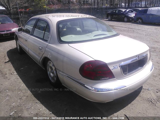 1LNHM97V91Y701793 - 2001 LINCOLN CONTINENTAL  奶油色 照片 3