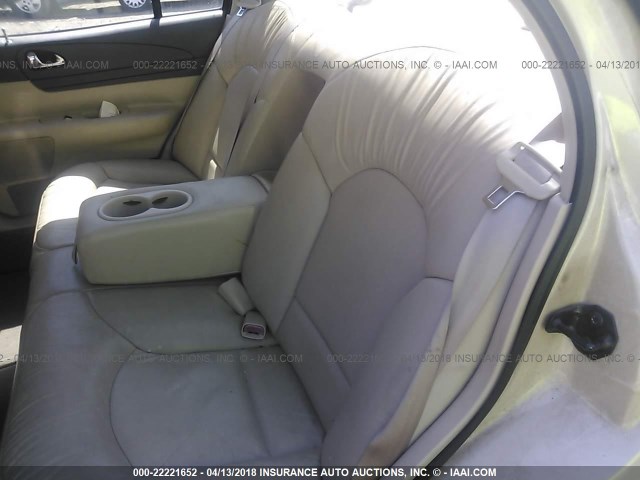 1LNHM97V91Y701793 - 2001 LINCOLN CONTINENTAL  CREAM photo 8