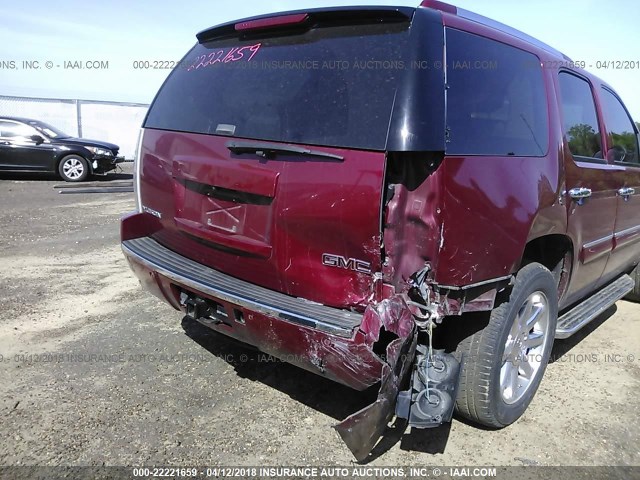 1GKFK63897J150769 - 2007 GMC YUKON DENALI MAROON photo 6