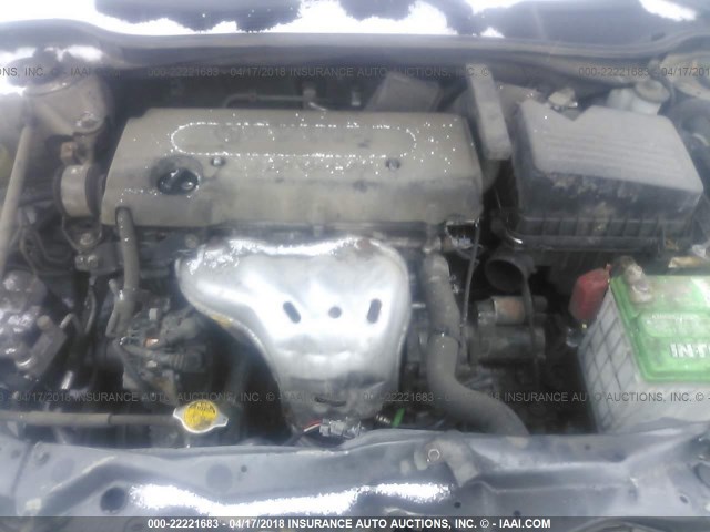 4T1BE46KX9U367855 - 2009 TOYOTA CAMRY SE/LE/XLE GRAY photo 10