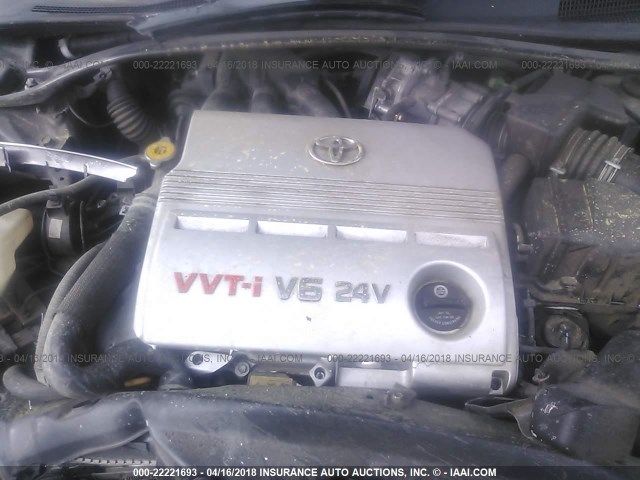 4T1BF32K95U102707 - 2005 TOYOTA CAMRY LE/XLE/SE შავი ფოტო 10