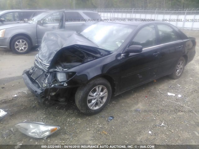 4T1BF32K95U102707 - 2005 TOYOTA CAMRY LE/XLE/SE შავი ფოტო 2
