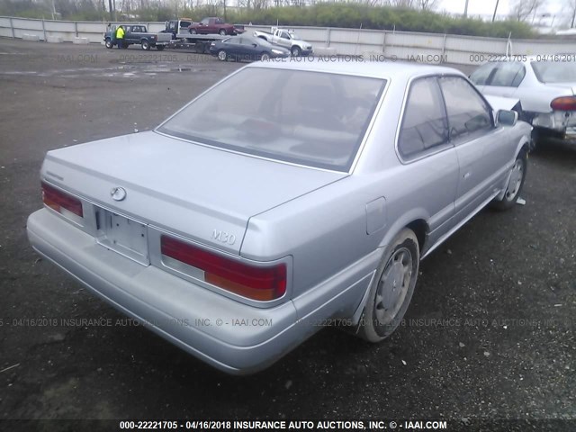 JNKHF14C7MT020437 - 1991 INFINITI M30 SILVER photo 4