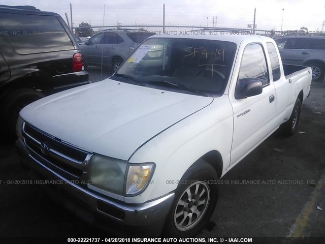 4TAVL52N4VZ247619 - 1997 TOYOTA TACOMA XTRACAB WHITE photo 2