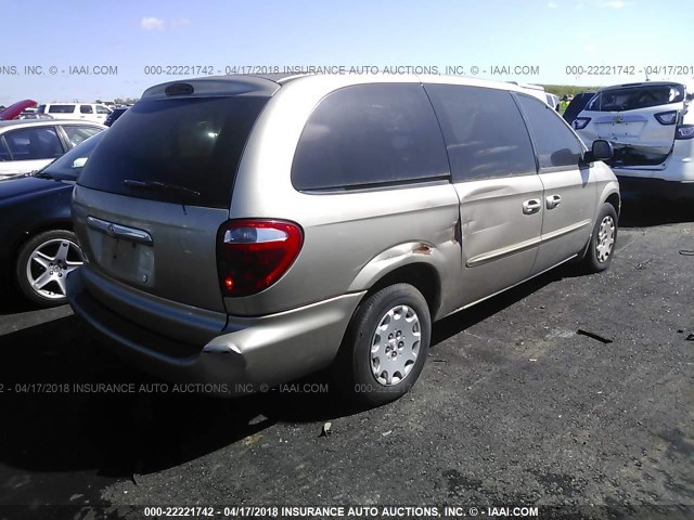 2C4GP24383R252745 - 2003 CHRYSLER TOWN & COUNTRY  GOLD photo 4