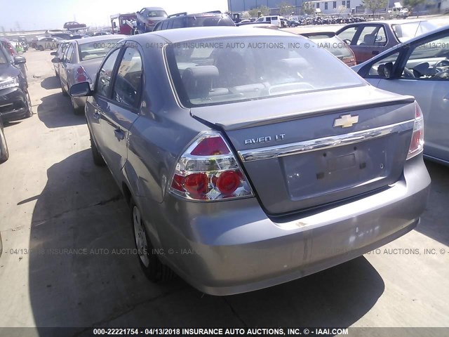 KL1TD5DE3AB088818 - 2010 CHEVROLET AVEO LS/LT GRAY photo 3