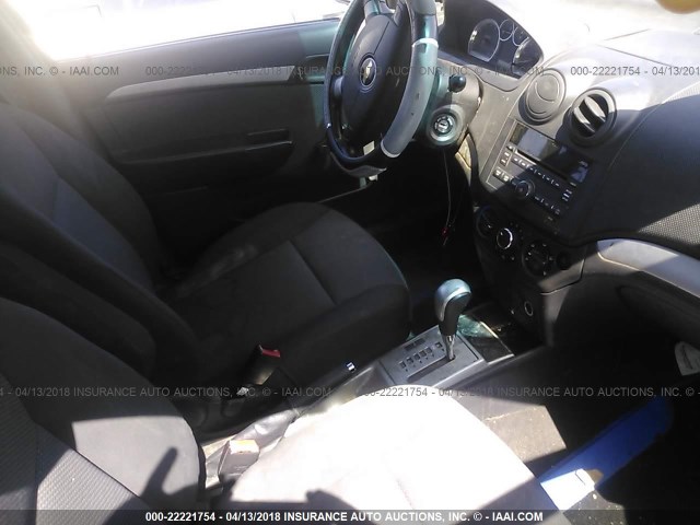 KL1TD5DE3AB088818 - 2010 CHEVROLET AVEO LS/LT 灰色 照片 5