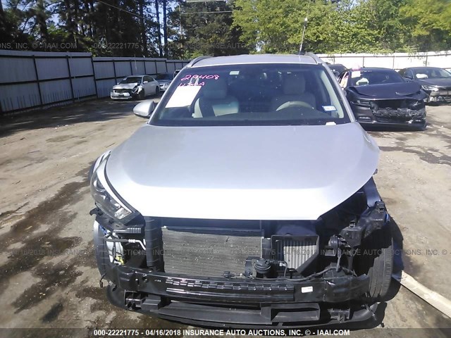 KM8J33A21GU160819 - 2016 HYUNDAI TUCSON LIMITED/SPORT AND ECO/SE SILVER photo 6
