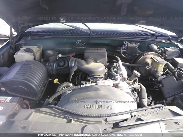 2GTEC19M8V1513484 - 1997 GMC SIERRA C1500 GREEN photo 10