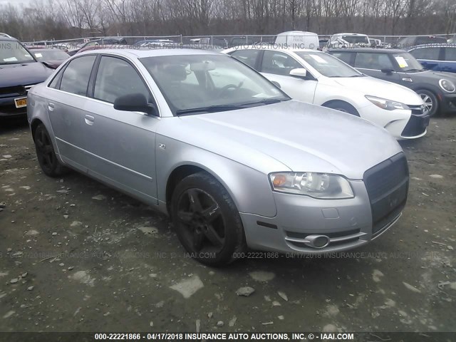 WAUDF68EX5A432032 - 2005 AUDI A4 2.0T QUATTRO SILVER photo 1