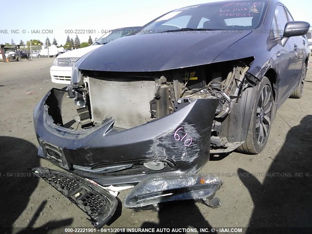 2HGFB2F91FH526245 - 2015 HONDA CIVIC EXL 灰色 照片 6