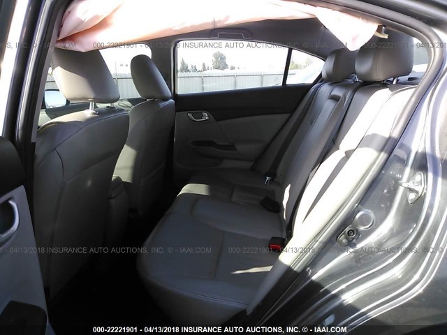 2HGFB2F91FH526245 - 2015 HONDA CIVIC EXL 灰色 照片 8