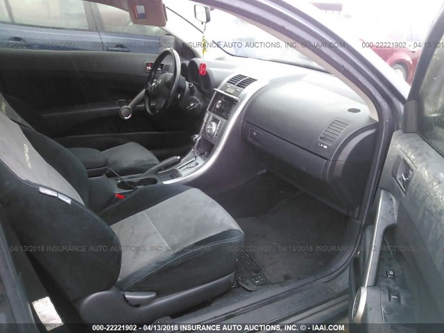 JTKDE167180275085 - 2008 TOYOTA SCION TC GRAY photo 5