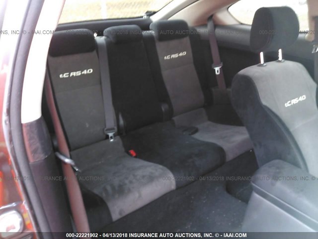 JTKDE167180275085 - 2008 TOYOTA SCION TC 灰色 照片 8