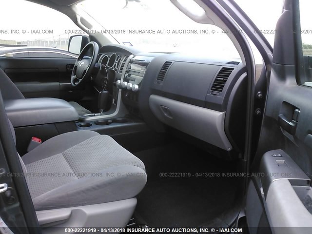 5TFRY5F17DX140413 - 2013 TOYOTA TUNDRA DOUBLE CAB SR5 GRAY photo 5