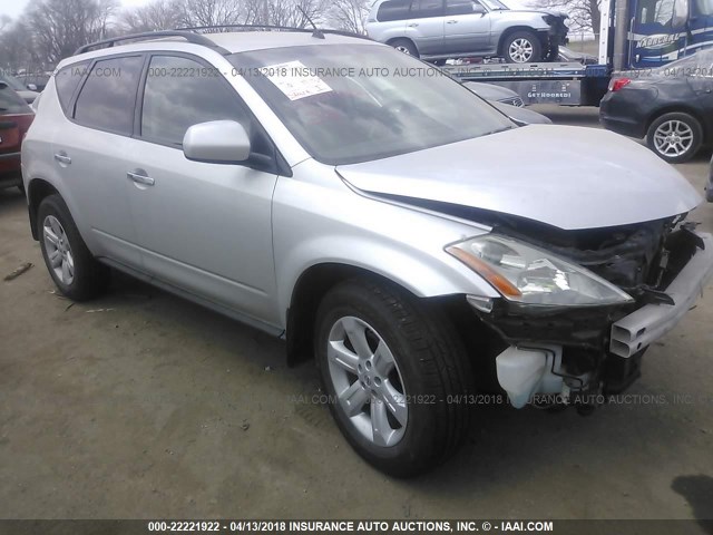 JN8AZ08W77W603963 - 2007 NISSAN MURANO SL/SE/S SILVER photo 1