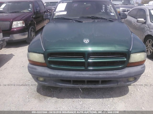 1D4HR38N33F550274 - 2003 DODGE DURANGO SPORT GREEN photo 6