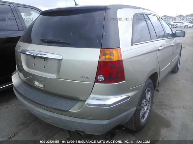 2A8GM68X27R162759 - 2007 CHRYSLER PACIFICA TOURING TAN photo 4