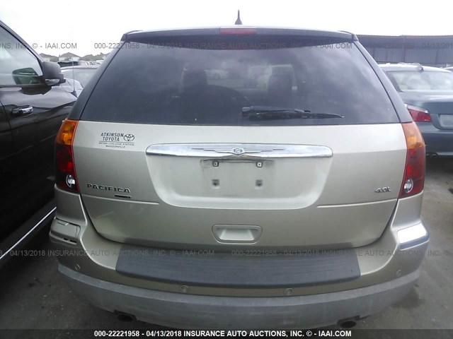 2A8GM68X27R162759 - 2007 CHRYSLER PACIFICA TOURING TAN photo 6