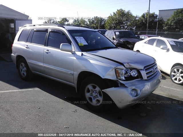 JTEGF21A620037164 - 2002 TOYOTA HIGHLANDER LIMITED SILVER photo 1