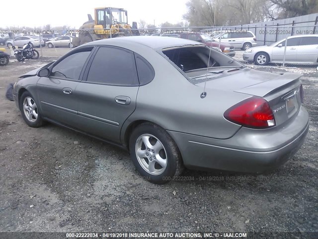 1FAFP55UX3A164228 - 2003 FORD TAURUS SES GRAY photo 3