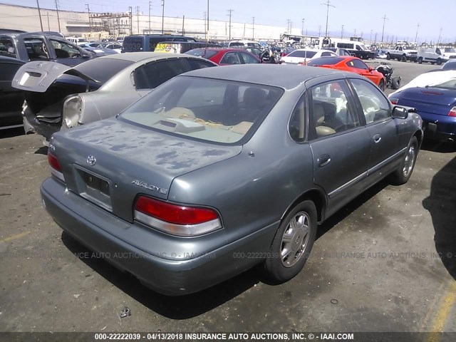 4T1BF12B7TU127493 - 1996 TOYOTA AVALON XL/XLS GRAY photo 4