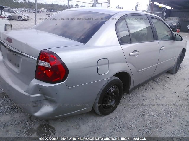 1G1ZS58F88F119245 - 2008 CHEVROLET MALIBU LS SILVER photo 4