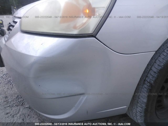 1G1ZS58F88F119245 - 2008 CHEVROLET MALIBU LS 银色 照片 6