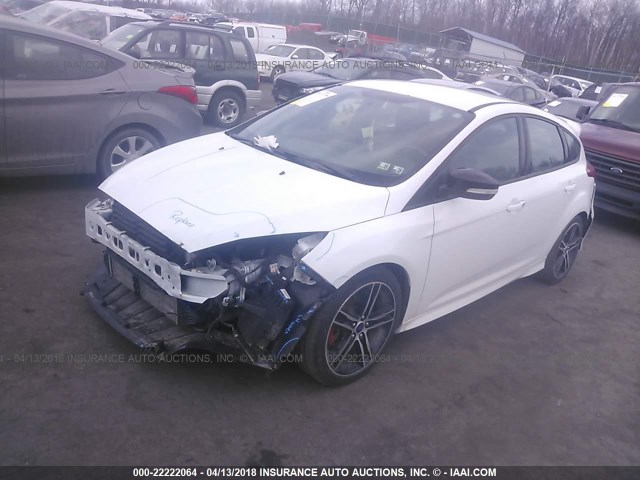 1FADP3L95GL215140 - 2016 FORD FOCUS ST WHITE photo 2