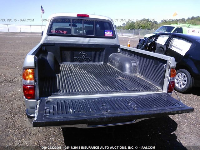 5TEGM92N81Z817962 - 2001 TOYOTA TACOMA DOUBLE CAB PRERUNNER SILVER photo 8