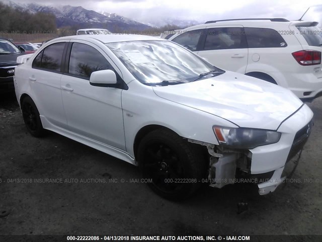 JA3AU86W79U021676 - 2009 MITSUBISHI LANCER GTS WHITE photo 1