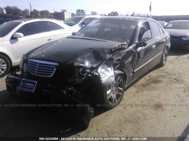 WDBUF70J54A493786 - 2004 MERCEDES-BENZ E 500 BLACK photo 2