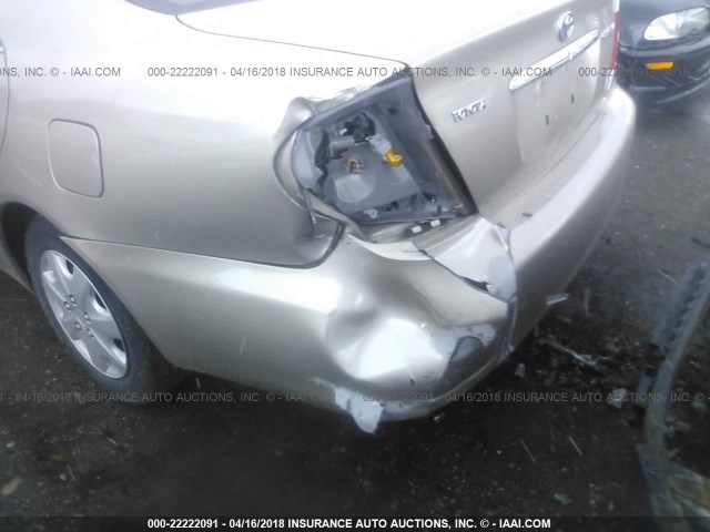 4T1BE32K85U058671 - 2005 TOYOTA CAMRY LE/XLE/SE 金色 照片 6
