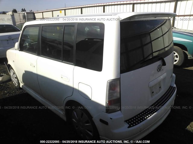 JTLKT324464113523 - 2006 TOYOTA SCION XB თეთრი ფოტო 3