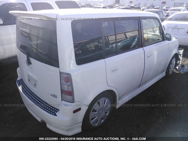 JTLKT324464113523 - 2006 TOYOTA SCION XB თეთრი ფოტო 4