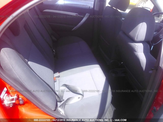 KL1TD5DE5BB160166 - 2011 CHEVROLET AVEO LS/LT 红色 照片 8