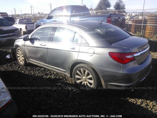 1C3CCBCG6DN580604 - 2013 CHRYSLER 200 LIMITED GRAY photo 3