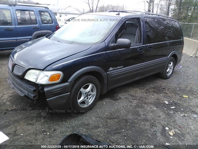 1GMDX13E73D165000 - 2003 PONTIAC MONTANA LUXURY Navy photo 2