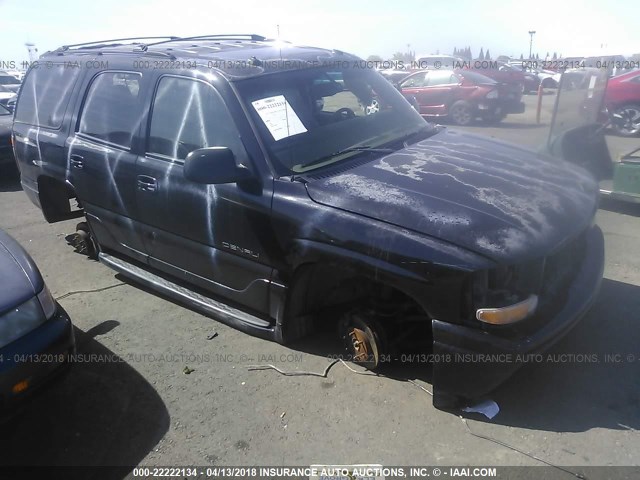 1GKEK63U13J182716 - 2003 GMC YUKON DENALI BLACK photo 1