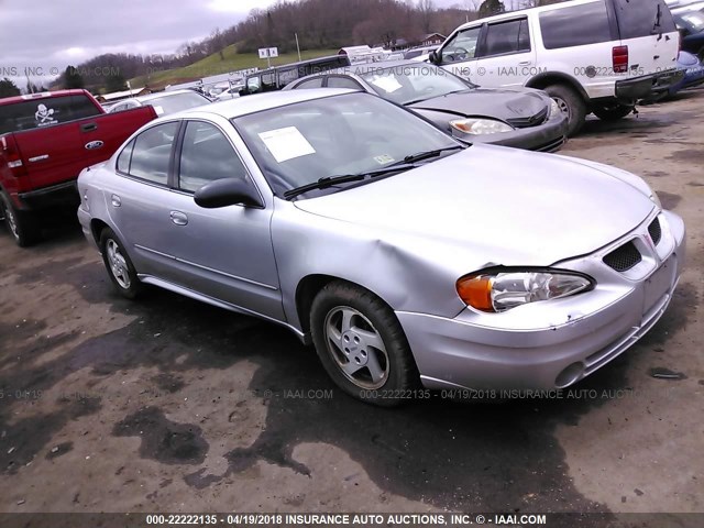 1G2NE52F63C169128 - 2003 PONTIAC GRAND AM SE SILVER photo 1