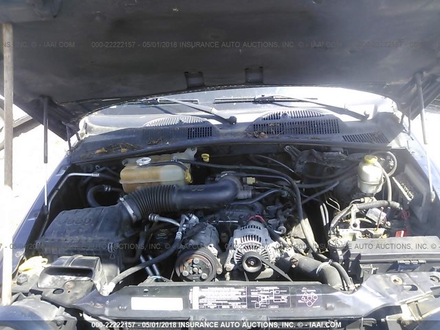 1J4GL48K74W231218 - 2004 JEEP LIBERTY SPORT 蓝色 照片 10