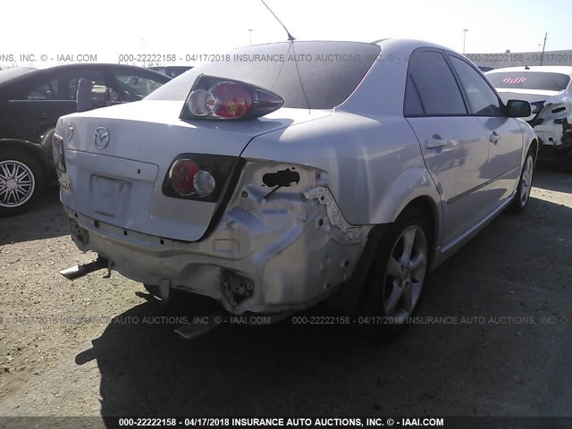 1YVHP80C085M10118 - 2008 MAZDA 6 I SILVER photo 4