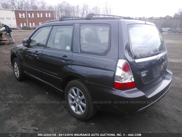 JF1SG65618H705686 - 2008 SUBARU FORESTER GRAY photo 3