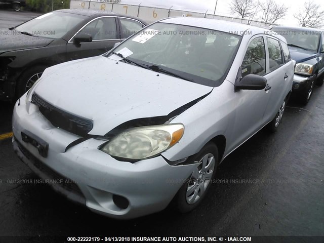 2T1KR32E47C650863 - 2007 TOYOTA COROLLA MATRIX XR SILVER photo 2